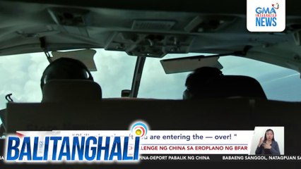 Eroplano ng BFAR na maghahatid ng Pamasko sa Pag-asa Island, nakatanggap ng radio challenge ng China | Balitanghali