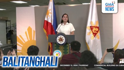 VP Sara Duterte, hindi pa rin humarap sa NBI; hindi raw umaasa sa patas na imbestigasyon | Balitanghali