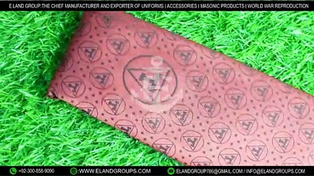 Masonic Royal Arch Red Tie new design Triple Taus, Royal Arch Tie , Royal Arch Masonic Woven Tie