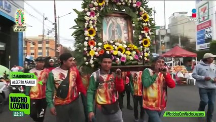 Así los alrededores de la Basílica de Guadalupe previo a las “Mañanitas” a la Virgen