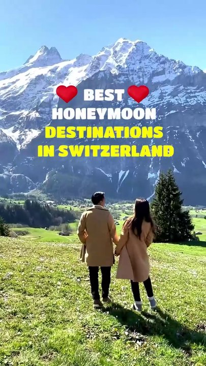 Switzerland's Top Romantic Honeymoon Spots! #shorts