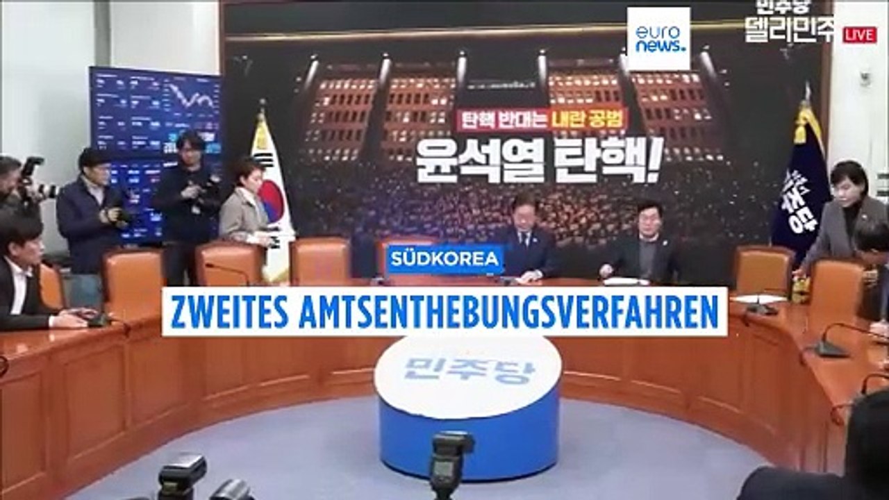 Abstimmung über Amtsenthebungsverfahren in Südkorea