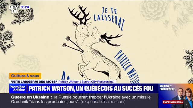 Ce tube francophone du chanteur québécois Patrick Watson a franchi le milliard d'écoutes sur Spotify
