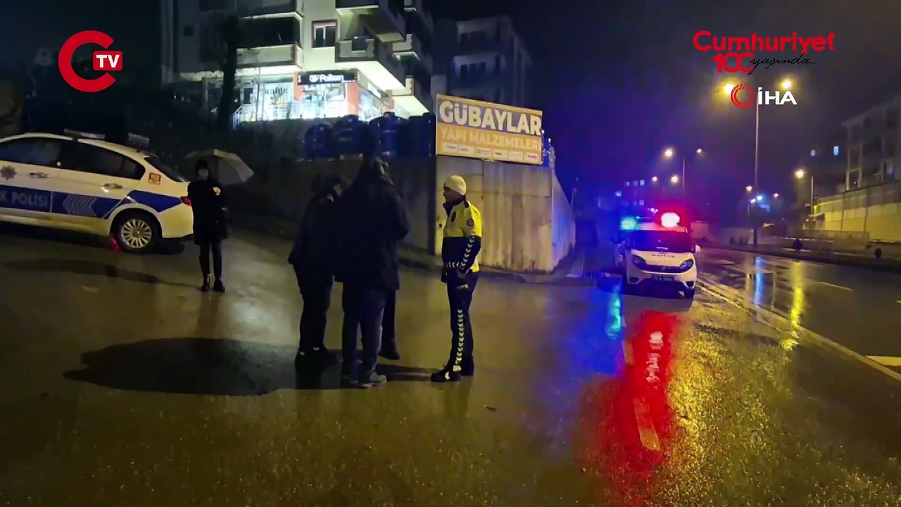 Polisten kaçmak için 10 metre yükseklikteki köprüden atladı!