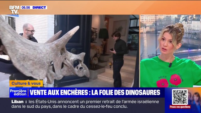 Vente aux enchères: la folie des dinosaures
