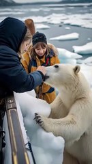 Polar Bear s Heartwarming Rescue! #polarbearrescue #wildlifeconservation #arcticanimals