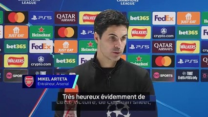 Arteta très heureux de la victoire, du clean sheet et des remplaçants