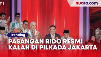 Batal Ajukan Gugatan, Pasangan RIDO Resmi Kalah di Pilkada Jakarta