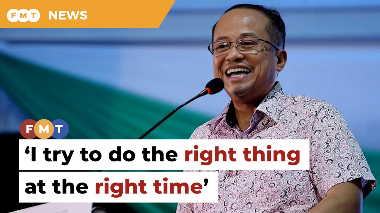 I try to do the right thing at the right time, says Samsuri
