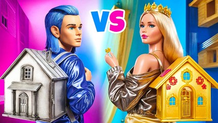 GARÇON DE NUIT VS FILLE DE JOUR ! ✨💖 Défi de la Maison d'une Seule Couleur !