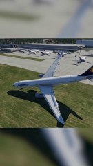 Fiery Touchdown: Lufthansa A330 Crashes on Runway at Leonardo da Vinci-Fiumicino Airport, Italy