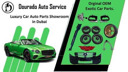 Luxury Car Auto Parts Showroom in Dubai - Dourado Auto Service
