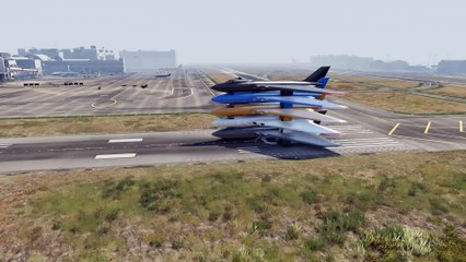 Four-Plane Disaster: Crashes After Takeoff from Los Angeles International Airport (LAX), USA #crash
