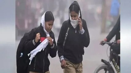 राष्ट्रीय राजधानी में शीतलहर जारी है,न्यूनतम तापमान गिरकर 4 डिग्री सेल्सियस