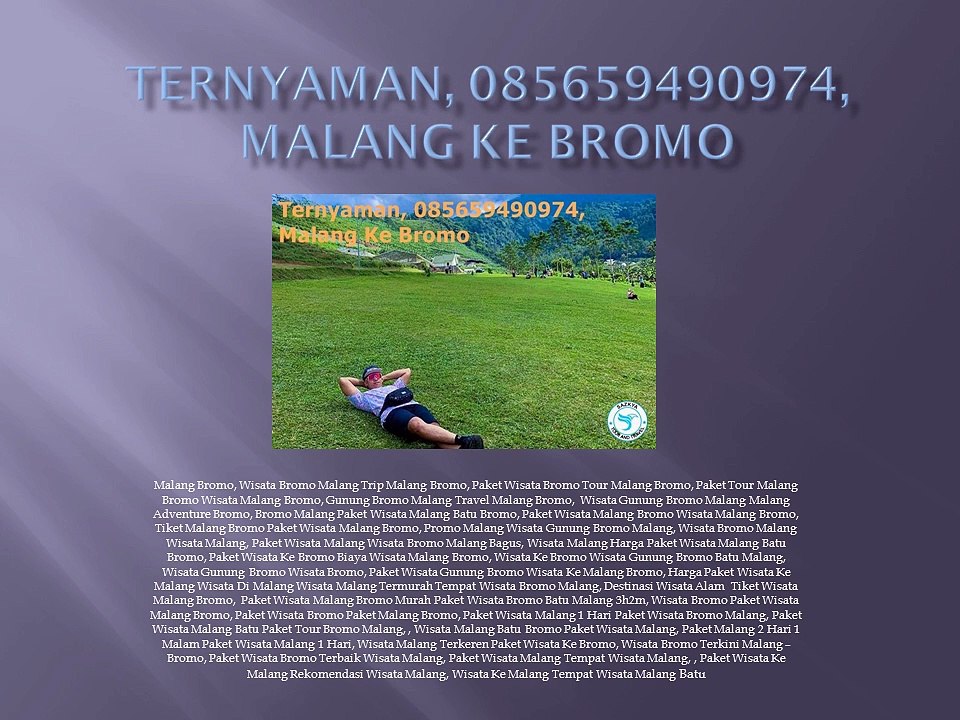 Ternyaman, 085659490974, Malang Ke Bromo