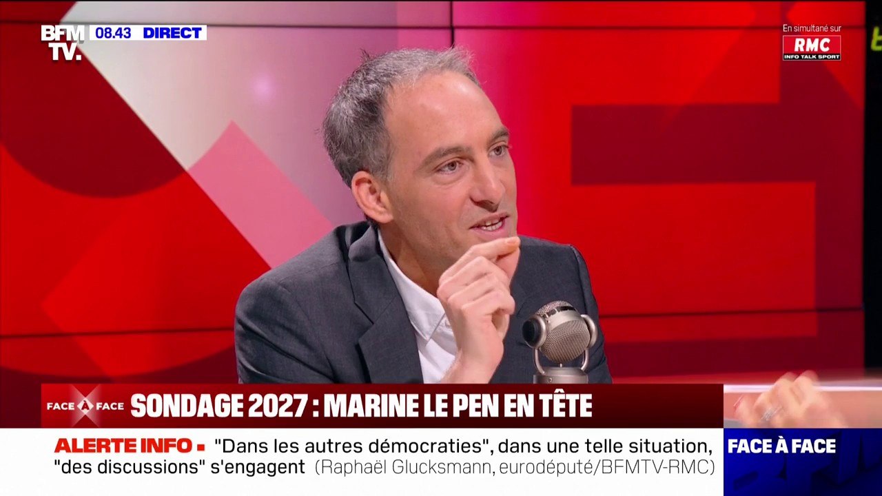 Raphaël Glucksman: "Je n'ai jamais soutenu Jean-Luc Mélenchon aux présidentielles"