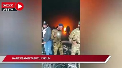 Hafız Esad'ın tabutu yakıldı