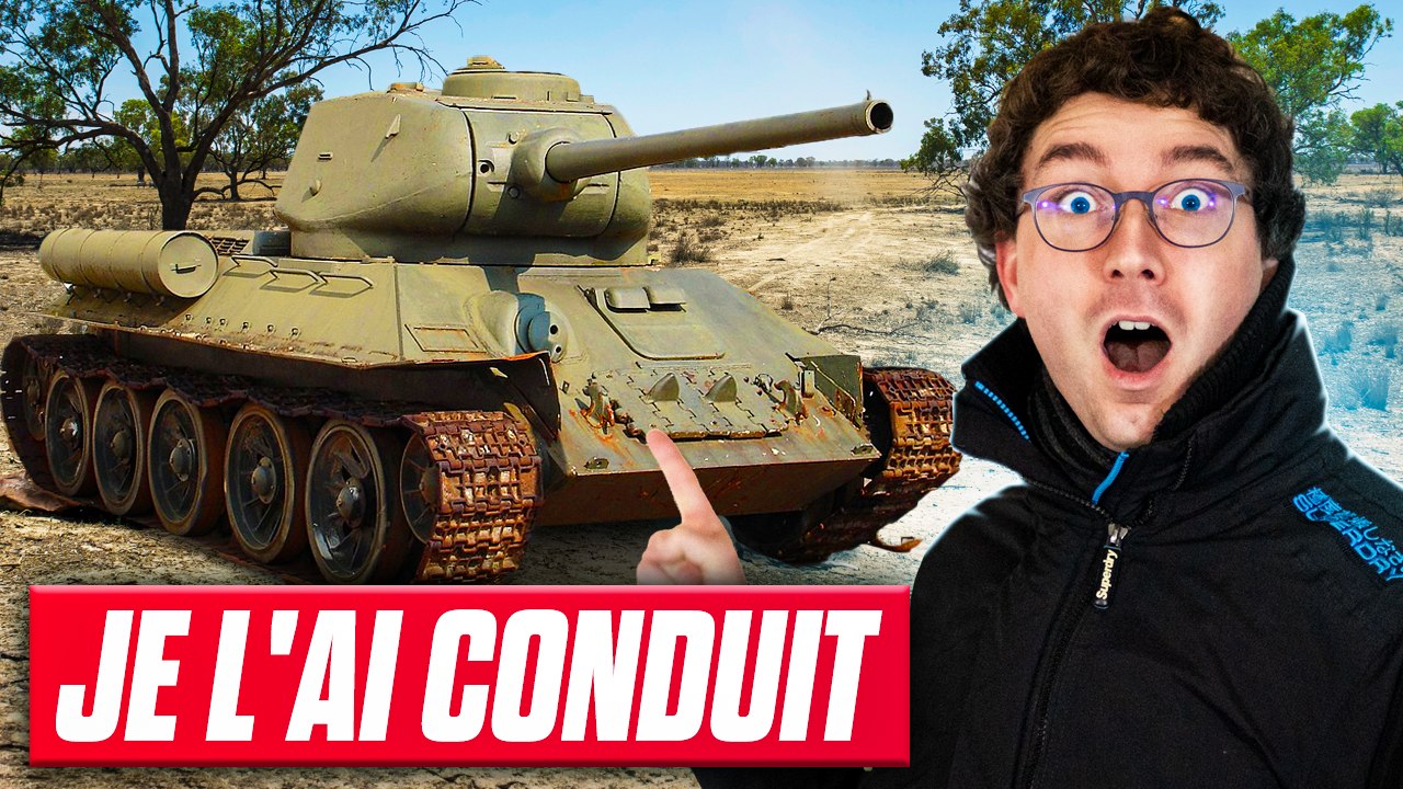 On vous montre l’intérieur d’un TANK de la 2e GUERRE MONDIALE et on en CONDUIT UN !