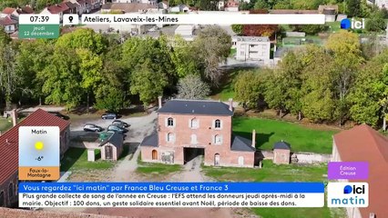 12/12/2024 - ICI Matin France Bleu Creuse en vidéo