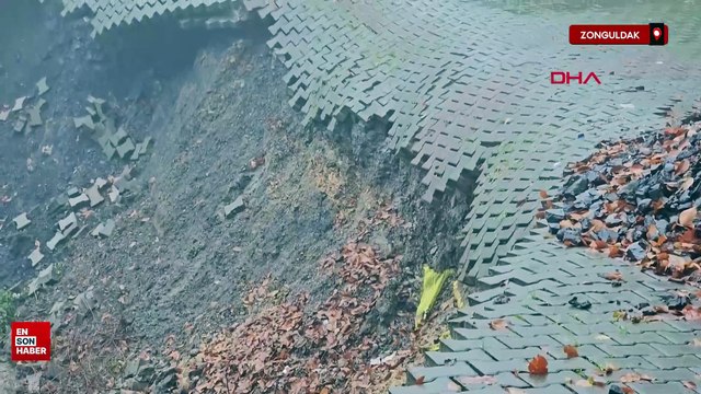 Zonguldak'ta heyelanlı bölgede oturanlar, 2 aydır korku içinde yaşıyor