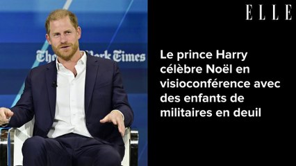 Le prince Harry célèbre Noël en visioconférence avec des enfants de militaires en deuil