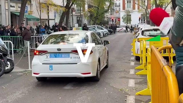 Así ha sido la llegada de Ábalos al Supremo