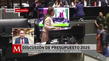 La Cámara de Diputados aprueba el presupuesto 2025. Pedro Gamboa, 11 de diciembre 2024