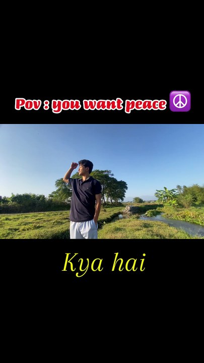 Where is peace finding peace somewhere? 🕊️☮️✌️