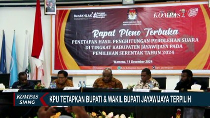 Rekapitulasi Selesai, KPU Tetapkan Athenius Murib-Ronny Elopere Bupati-Wabup Jayawijaya Terpilih
