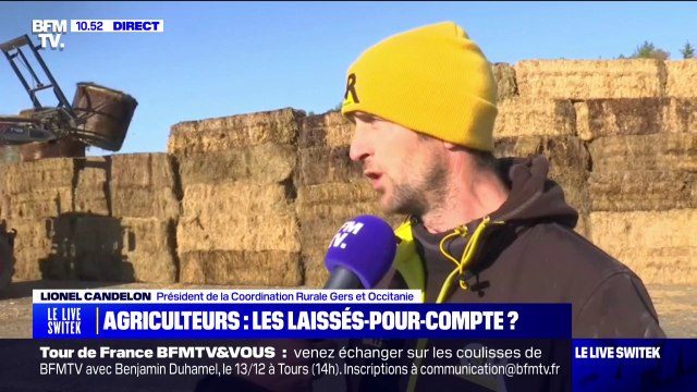 On n'en peut plus de nos politiques qui n'en n'ont rien à faire des agriculteurs , déplore Lionel Candelon, président de la Coordination Rurale Gers et Occitanie