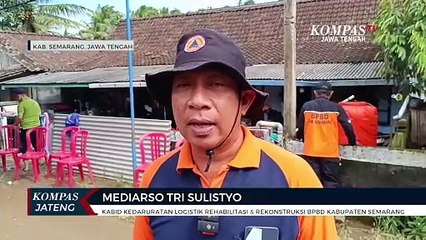 Tanggul Jebol Sungai Klegung Mulai Diperbaiki