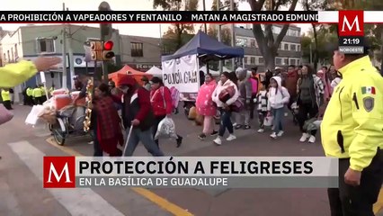 Operativo Basílica en la Ciudad de México garantizará seguridad hasta el 15 de diciembre