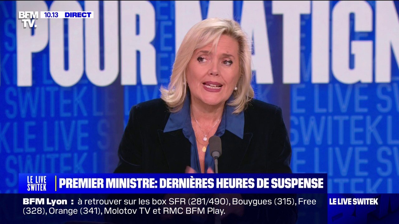 Coalition: "Pas de ministre LFI, pas de programme NFP" sous peine de censure immédiate de la part des Républicains, martèle Michèle Tabarot (Droite Républicaine)