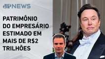 Elon Musk se torna a 1ª pessoa a acumular US$ 400 bilhões; Bruno Meyer comenta