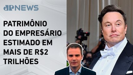 Elon Musk se torna a 1ª pessoa a acumular US$ 400 bilhões; Bruno Meyer comenta