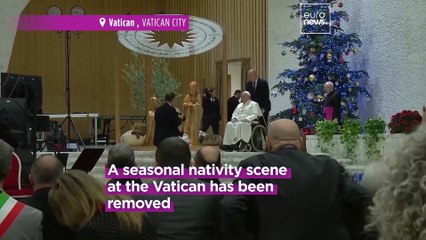 Mystery surrounds removal of keffiyeh-cradled Jesus in Vatican Nativity display