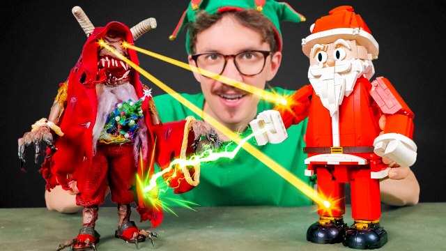 LEGO Santa Claus VS Scary Santa Claus🎄👹 Creepy Christmas Crafts