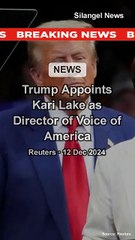 Trump Appoints Kari Lake as Director of Voice of America