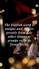 Why is Jesus’ Birthday called Christmas?