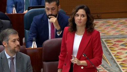 Ayuso: "Sin Franco, Pedro Sánchez no es nada ni nadie"