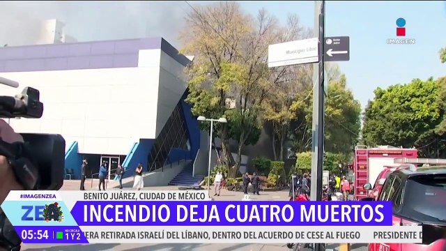 Incendio deja cuatro muertos en la alcaldía Benito Juárez, CDMX