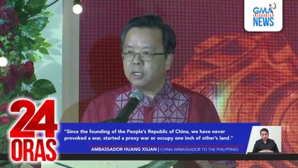 China, nanindigang 'di sila mananakop at nagtitimpi; iginiit na walang karapatan ang ibang bansa na paratangan silang banta sa seguridad | 24 Oras