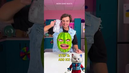 Funny Watermelon 🍉 With A Surprise 😹😹😹 #animation #comedy