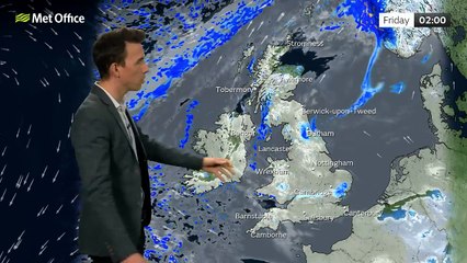 Met Office Thursday afternoon weather forecast 12/12/2024