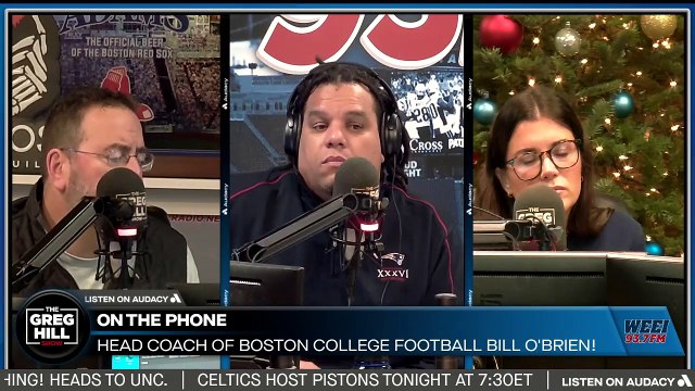 HC of Boston College football Bill O'Brien joins! What does O'Brien think of the Belichick news?