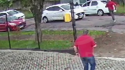 Idoso é agredido após acidente no Bacacheri, em Curitiba