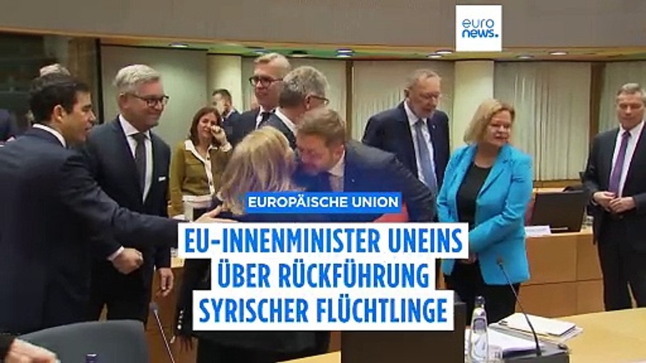 EU-Innenminister beraten über Rückführung syrischer Flüchtlinge