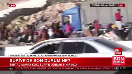 Suriye-Lübnan sınırında iki yönlü göç dalgası sürüyor