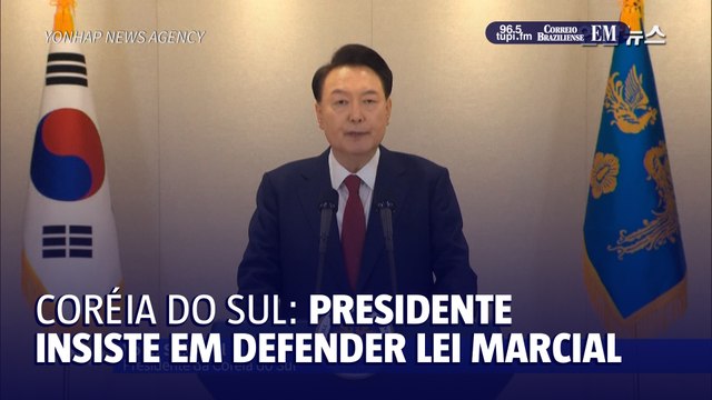 Presidente da Coreia do Sul promete lutar ‘até o último minuto’ para defender lei marcial