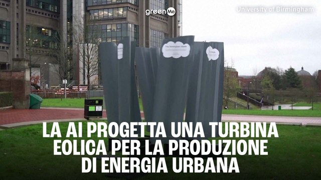 La AI progetta una turbina eolica per la produzione di energia urbana